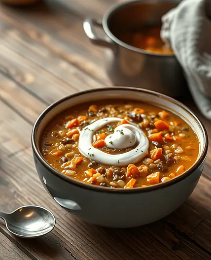 Nourishing Lentil Soup with Greek Yogurt (for When You Just Want to Feel Human Again)