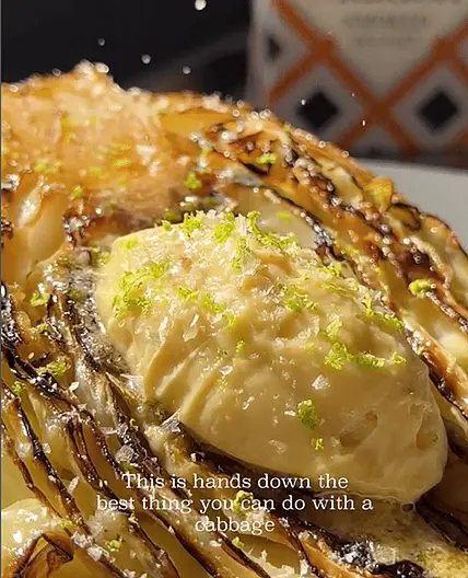 Charged Miso Cabbage