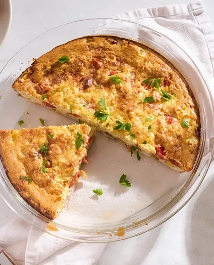 Impossibly Easy Zucchini Pie