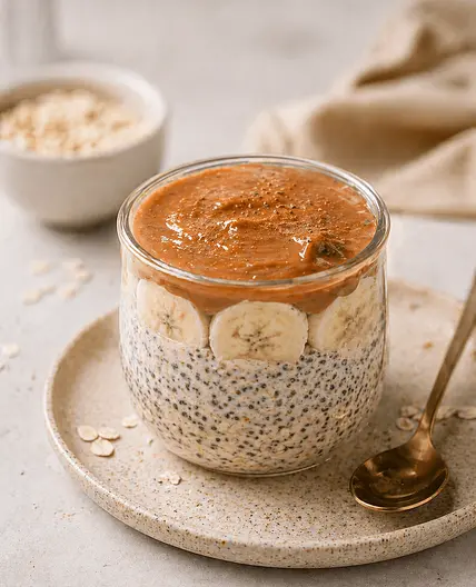 Dulce de Leche Chia&Oats Overnight pudding