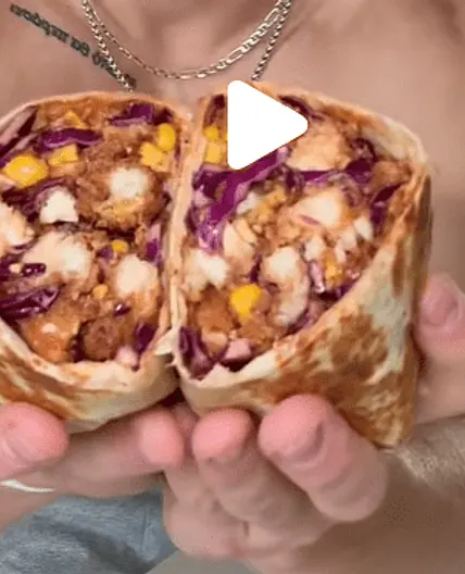 BBQ Ranch Street Corn Chicken Wrap