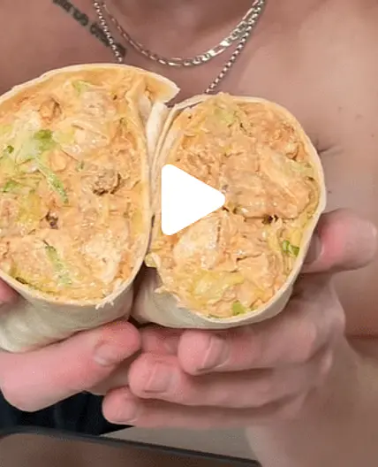 Buttery Buffalo Ranch Chicken Wrap