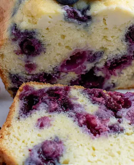 Blueberry Cream Cheese Loaf