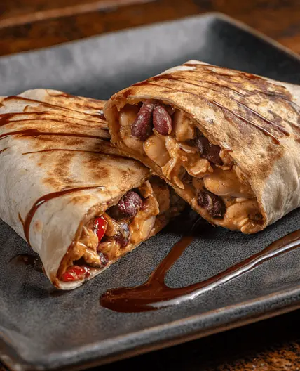 Baked Vegan Chimichanga