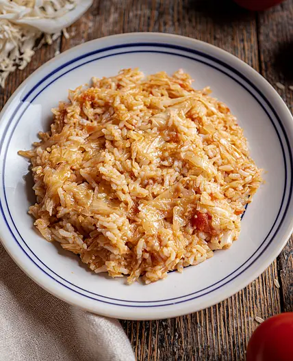 Greek Cabbage Rice Lahanorizo