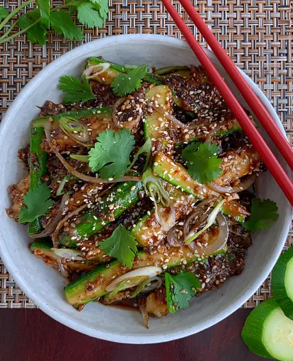 Zucchini Hibachi Style
