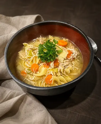 Chicken Noodle Soup with Sherry