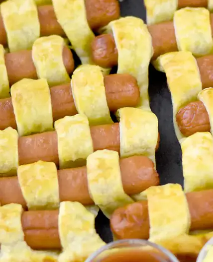 Damier feuilleté de knacki