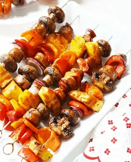 Chicken Sausage Kebabs