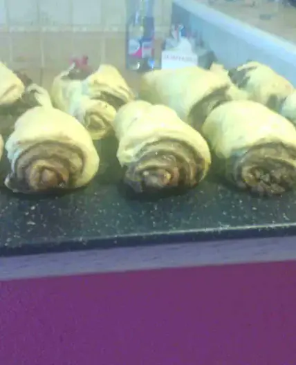 Feuilleté de nutella