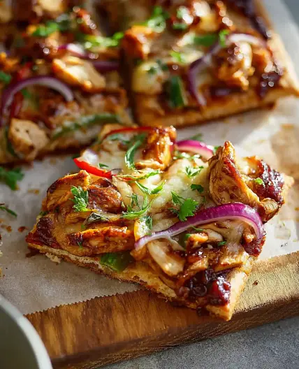 BBQ Chicken Flatbread Satisfying New Way to Make Your Best Weeknight Meal