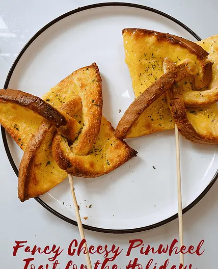 Fun & Fancy Cheese Pinwheel Toast Recipe