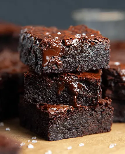 Dark Chocolate Brownies Recipe Rich Fudgy