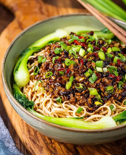 Copycat PF Chang Dan Dan Noodles Warm Satisfying Way Better Than Takeout