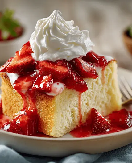 Strawberry Shortcake with Pound Cake (Easy Recipe)