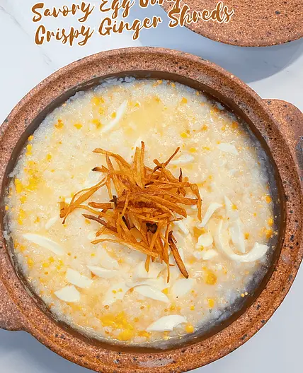 Ginger Shreds & Egg Warming Congee