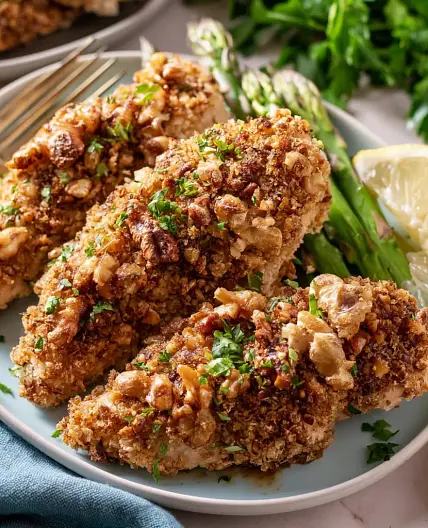 Air Fryer Walnut Crusted Chicken That Makes Dinner Feel Special and Satisfying