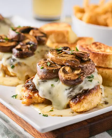 Copycat Hardees Mushroom Swiss Chicken Warm Satisfying Better Than the Real Thing