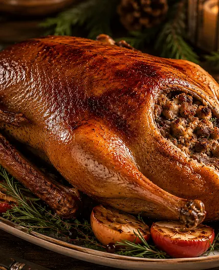 Gefüllte Weihnachtsgans nach Familienart - Henriette