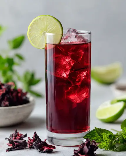 Hibiscus Tea (Refreshing Iced Herbal Drink)