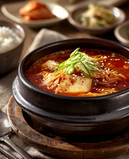 Kimchi Jjigae (Kimchi Pork Belly Stew)