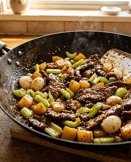 Stir fry.