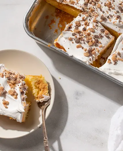 Butterscotch Poke Cake