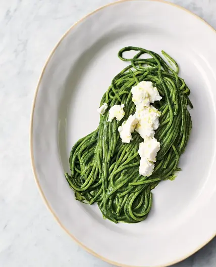 Super green spaghetti