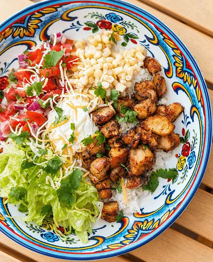 Hot Honey Chipotle Chicken Bowls