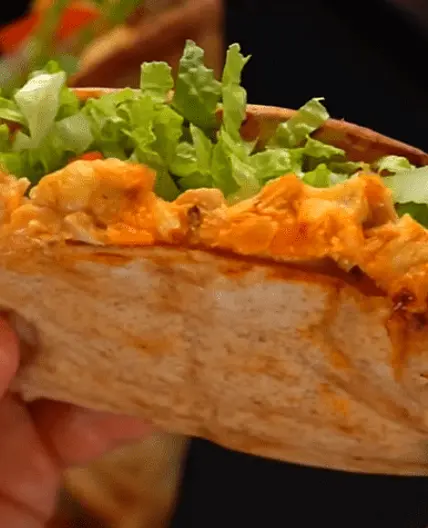 Air Fryer Buffalo Chicken Chalupas