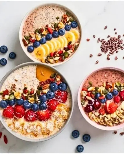 Tropical Smoothie Chia Oatmeal Pudding Recipe