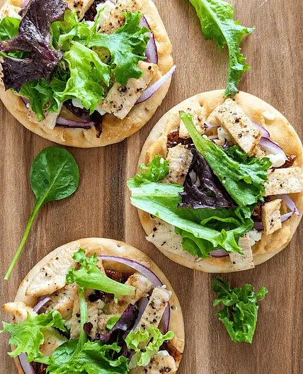 Sun-Dried Tomato Chicken Flatbreads