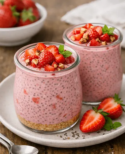 Strawberry Chia Pudding