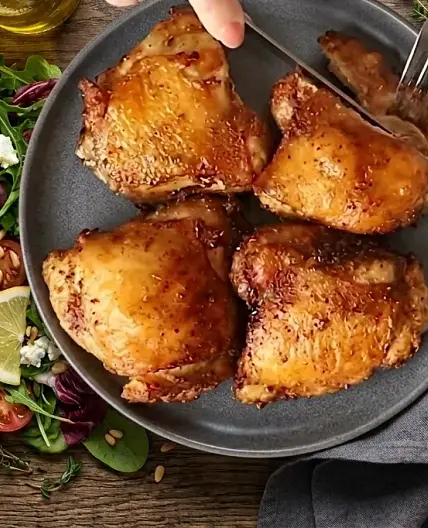 Air Fryer Bone-In Chicken Thighs Recipe: Crispy Skin