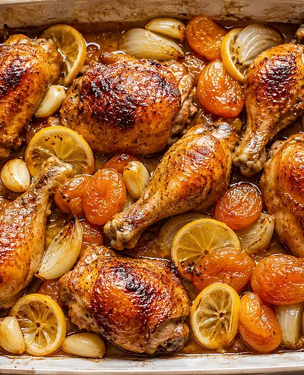 Easy Apricot & Garlic Chicken