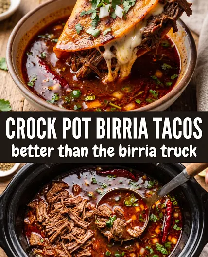 Crock Pot Birria Tacos