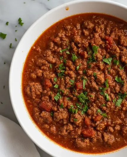 Homemade Meat Sauce