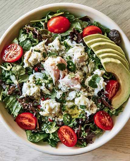 Paleo Crab Salad with Avocado