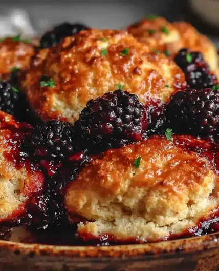 Easy Homemade Blackberry Cobbler Recipe with Fluffy Biscuit Topping for Cozy Nights