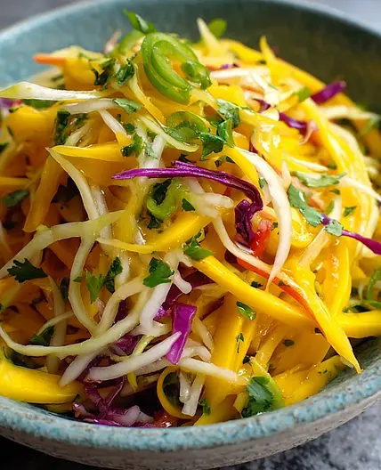 Quick and Easy Mango Slaw Recipe
