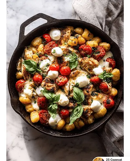 Caprese Chicken Gnocchi