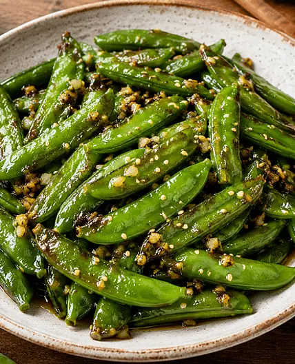 Honey Sesame Sugar Snap Peas