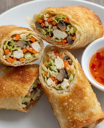 Vegan Egg Rolls Recipe! Crispy, Air Fryer, Baked or Fried