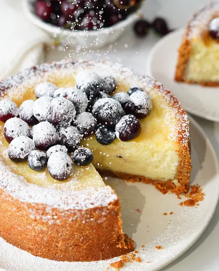Easy Classic Baked Cheesecake