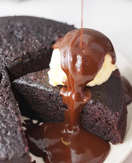 Hot Chocolate Fudge Cake