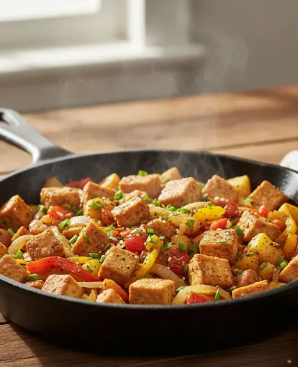 Tofu Hash Recipe! A Simple, High-Protein Plant-Based Breakfast