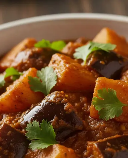 Eggplant Potato Curry Recipe! Easy, Healthy Aloo Baingan Recipe