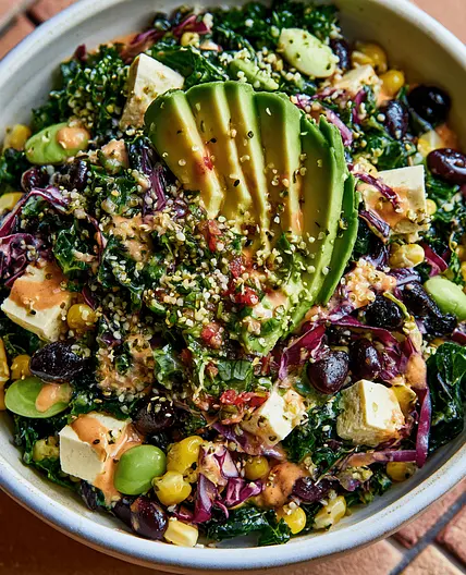 Creamy Mexican Summer Salad (No-Cook, Vegan, 10 Min)
