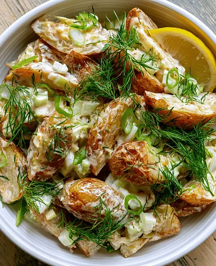 Summer Fresh Potato Salad with Dill and Lemon
