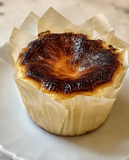 Tarta de queso vasca